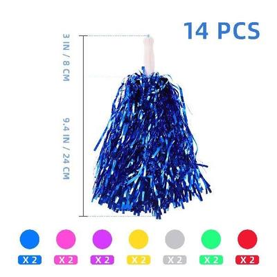 Poms Pom Cheerleading Cheerleader Cheer Pompoms