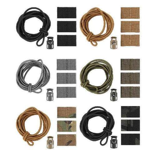 Outdoor Elastic Fastener with Double Webbing Loop