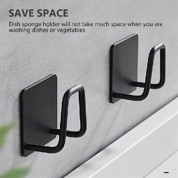 1PC Kitchen Stainless Steel Sink Sponges Holder Self