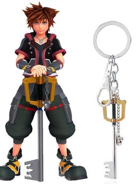 Kingdom Hearts Sora Keyblade Keychain Key Shape Weapon Penda