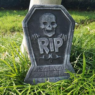 Halloween Decorations Bat Foam Grave Skeleton Home 1pc for