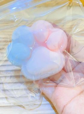 SimulationCat Paw Squishy Fidget Toy Cute Plush Cat Paw Sili