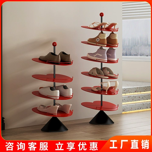 Легкий роскошный ветер онлайн знаменитость Love Shoe Rack Дверь дверь много -слоя маленького узкого крыльца творческий вход в домашний шкаф