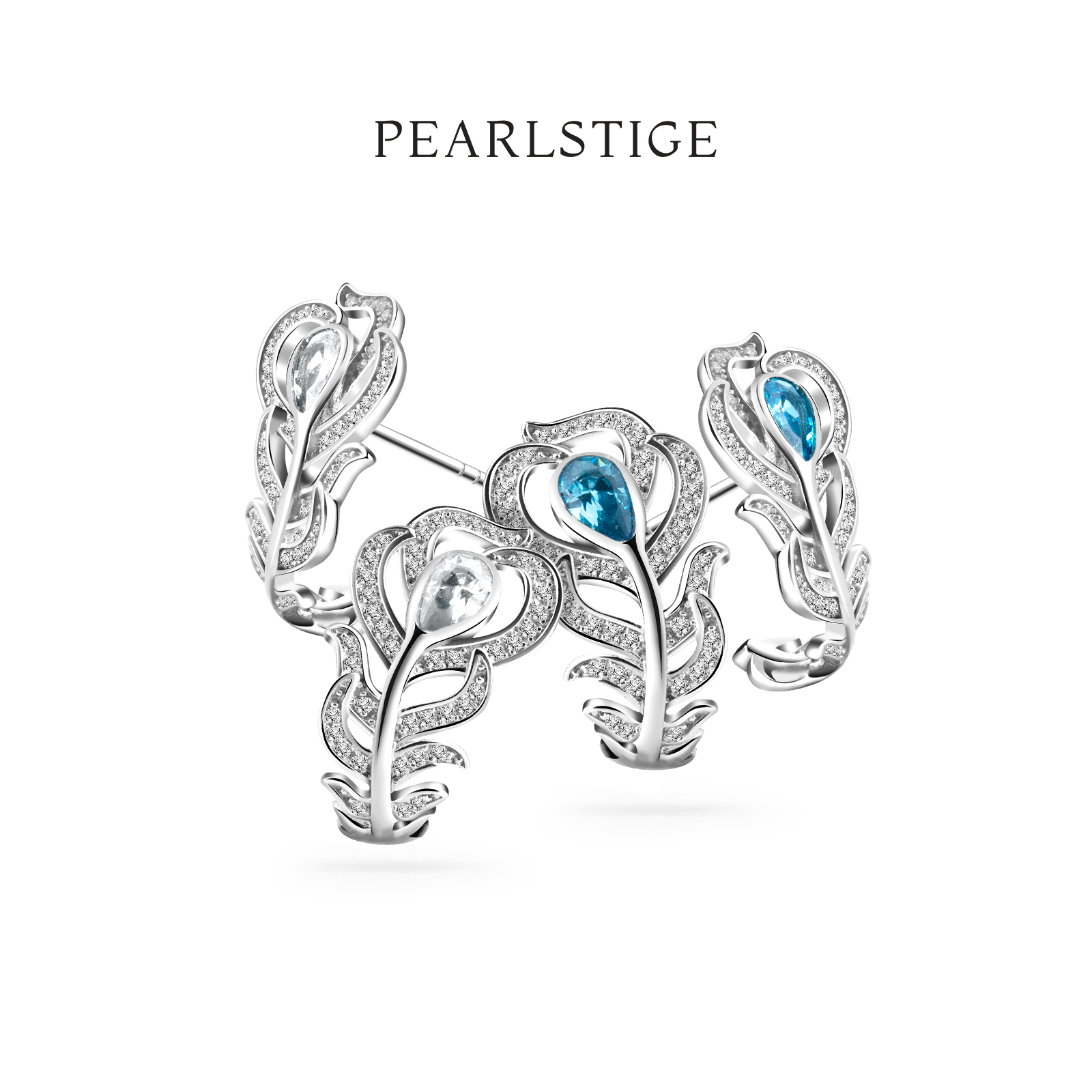 PEARLSTIGE至如羽毛耳钉