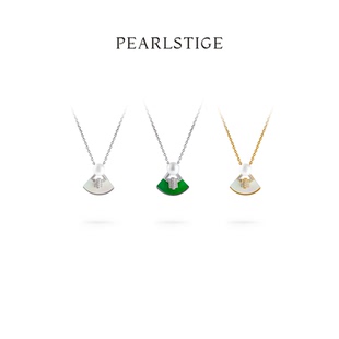 PEARLSTIGE至如小A裙系列精致高级感淡水珍珠小A裙项链翡翠吊坠