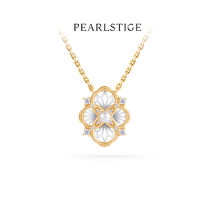 PEARLSTIGE至如人鱼系列轻奢精致小众设计感锁骨链灵漓珍珠项链女