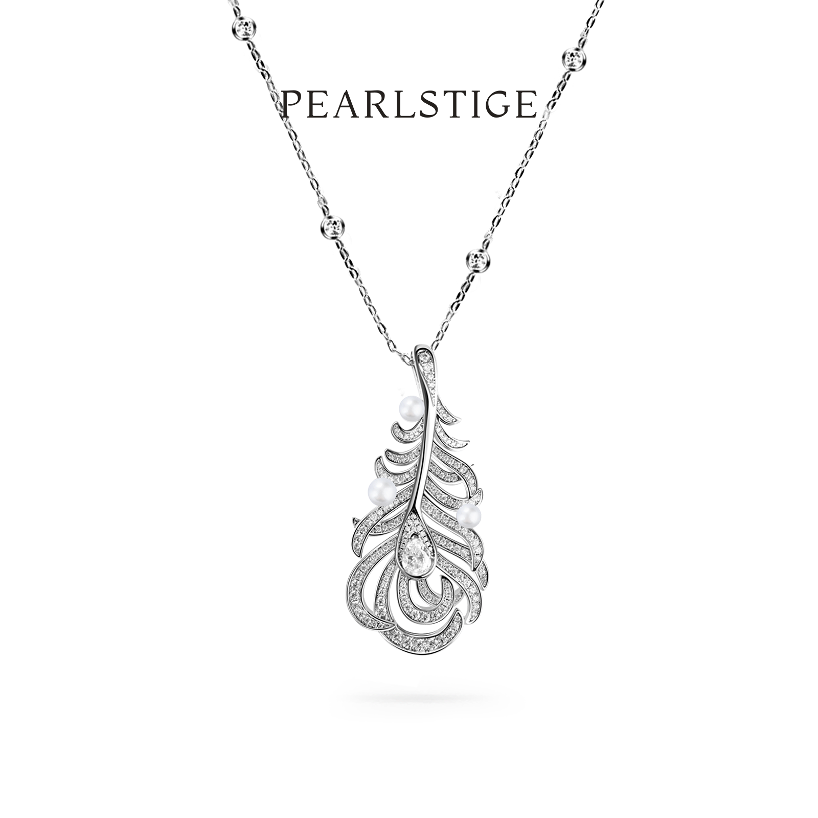 PEARLSTIGE至如羽毛双层链