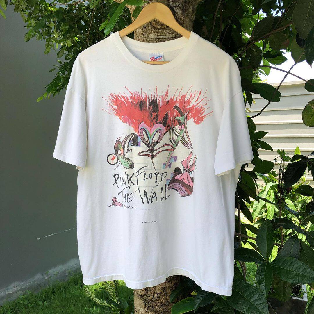 欧美前卫摇滚乐队平克弗洛伊德 pink floyd1979专辑the wall短袖t