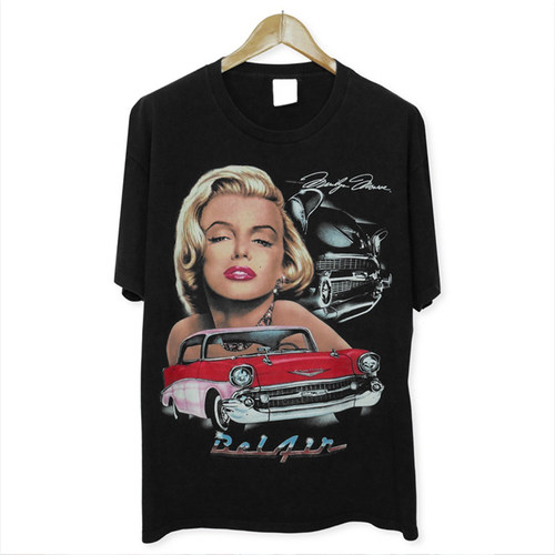 罕见梦露 Marilyn Monroe美式vintage嘻哈重磅水洗做旧短袖T恤tee