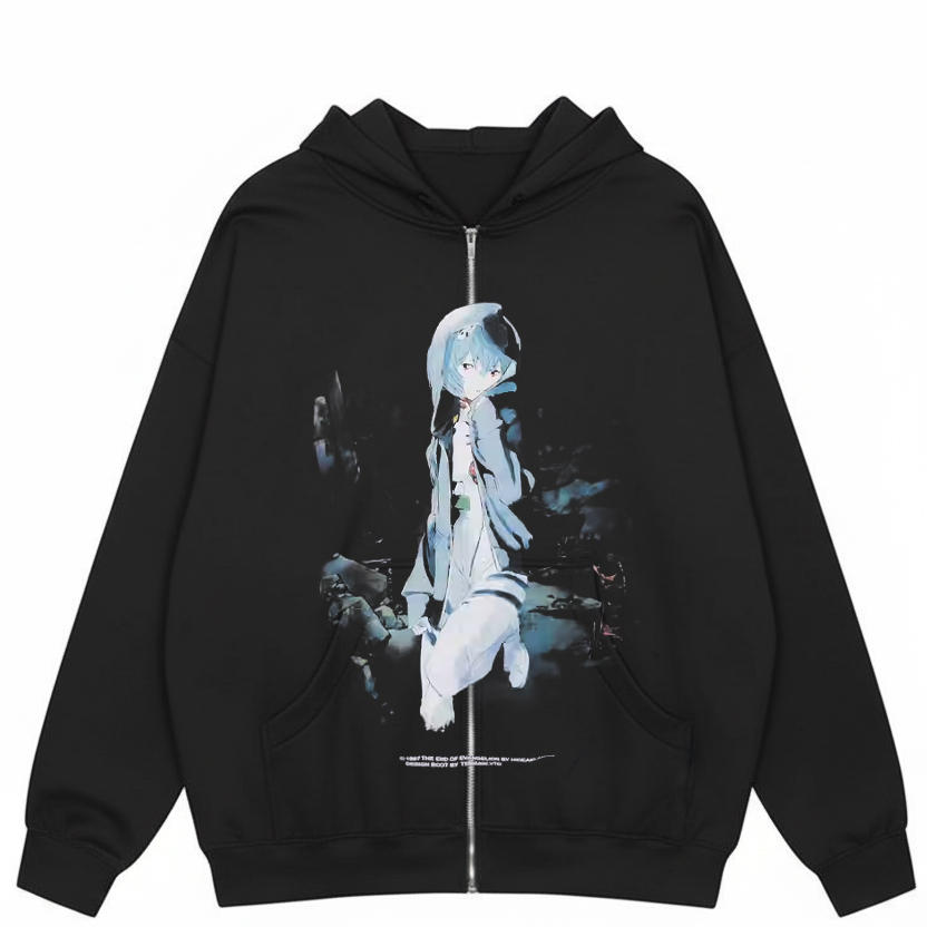 Blue Archive蔚蓝档案日系动漫风印花自带设计感无性别开衫卫衣