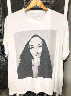 Bring Me The Horizon摇滚乐队海报复古重磅水洗做旧短袖T恤