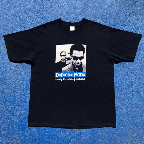 270g！Depeche Mode巡回天使2005-2006黑色乐队音乐会重磅短袖T