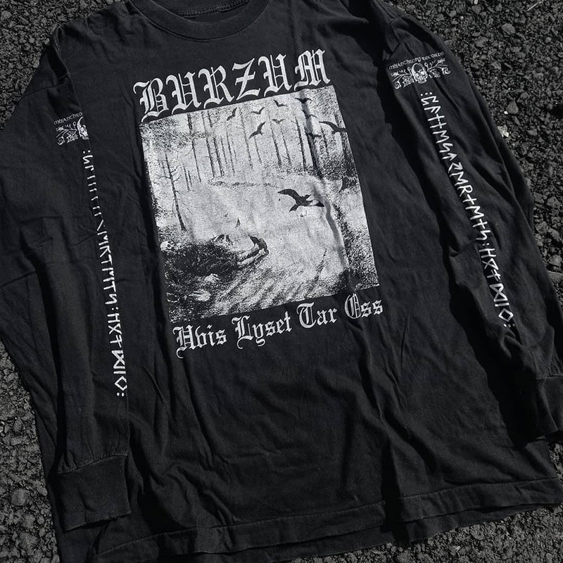 Vintage美式发烧友长袖T