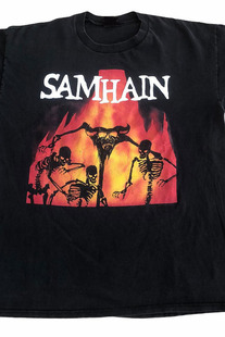 November 乐队 Coming Fire T恤 1995 简约原宿风坎袖 Samhain