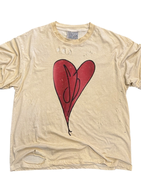 The Smashing Pumpkins摇滚乐队古着感短袖T恤前卫反叛水洗破坏