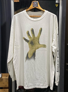 罕见重磅水洗复古tee！System of a Down Vintage长袖T恤