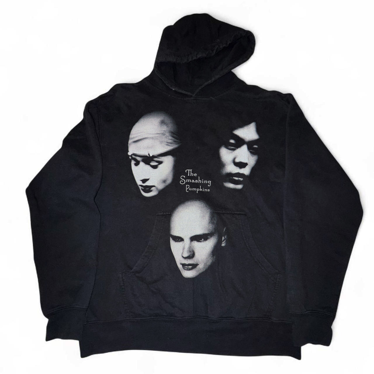 The Smashing Pumpkins碎南瓜乐队复古摇滚宽松版型美式连帽卫衣