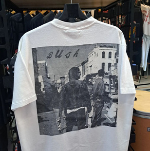 短袖 270g Bush90s流行乐队纪念重磅vintage美式 白色款 T恤 经典