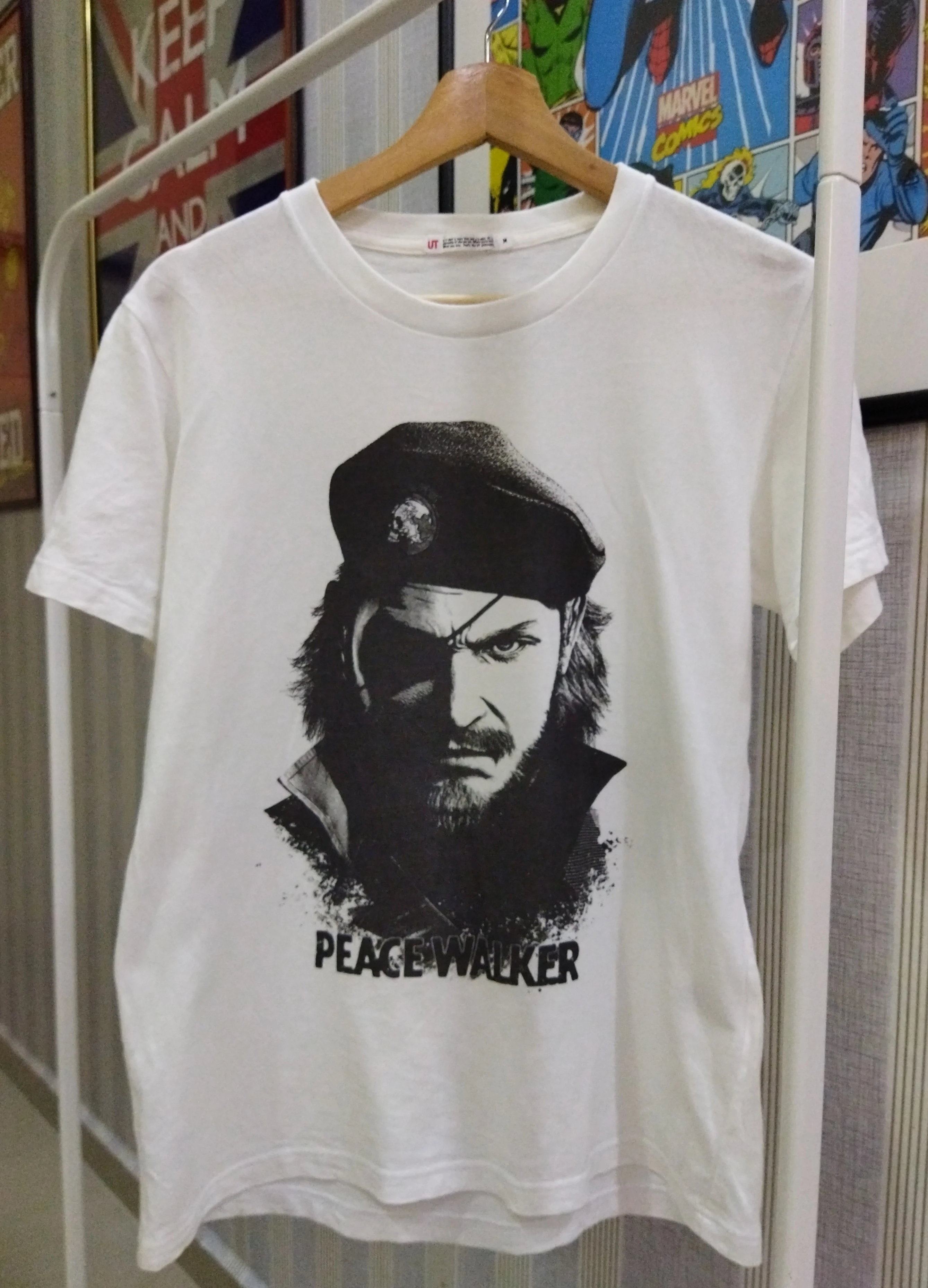 动作游戏合金装备和平步行者metal gear solid peace walker短袖t