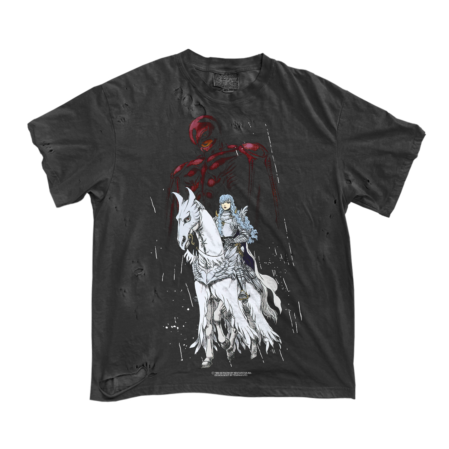 90s动画剑风传奇动漫二次元暗黑哥特系反叛vtg短袖T恤水洗做旧,服饰配件/皮带/帽子/围巾,手帕,淘宝优惠券,粉丝福利购,淘宝优惠卷