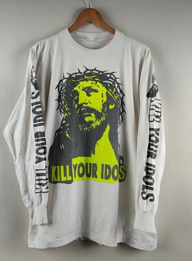 Kill Your Idols 合奏团美式复古oversized加大码重磅长袖T恤