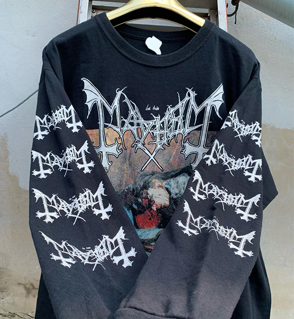 NORWEGIAN BLACK GOLD ROCK MAYHEM HIGH STREET VINTAGE LONG SLEEVE T-SHIRT