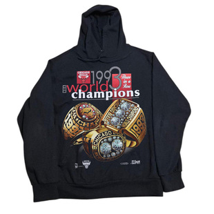 Chicago Bulls芝加哥公牛队oldschool风潮流复古百搭休闲连帽卫衣