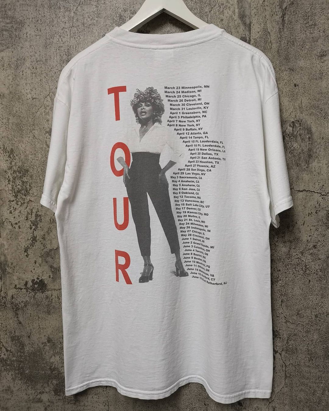 蒂娜特纳TinaTurner1999短袖