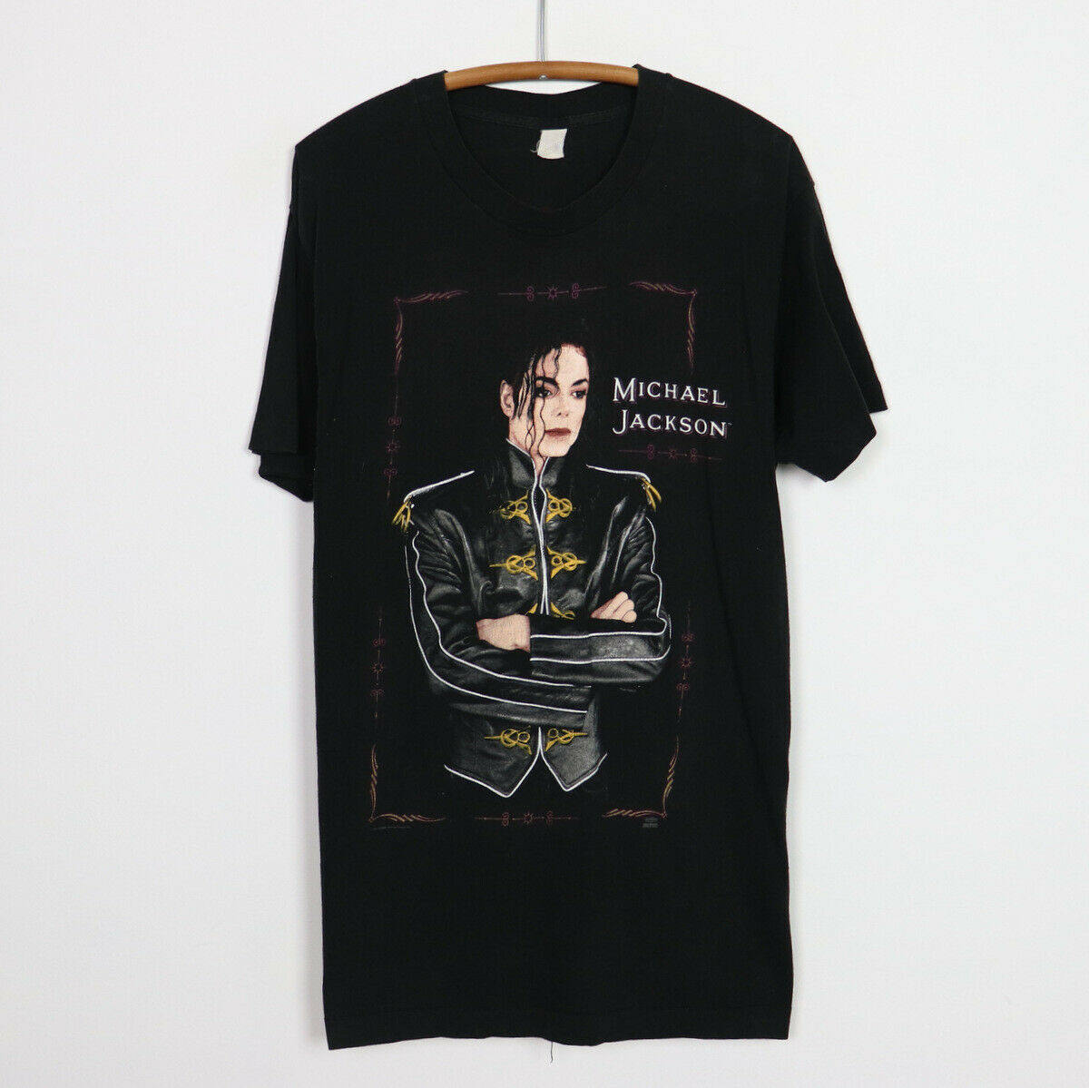 欧美音乐家michael jackson 迈克尔杰克逊1991专辑dangerous短袖t