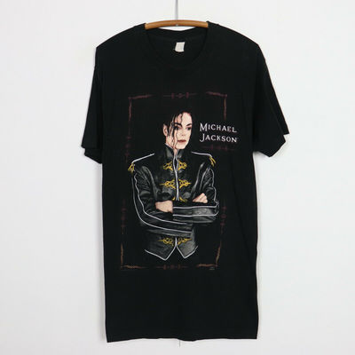 欧美音乐家michael jackson 迈克尔杰克逊1991专辑Dangerous短袖T