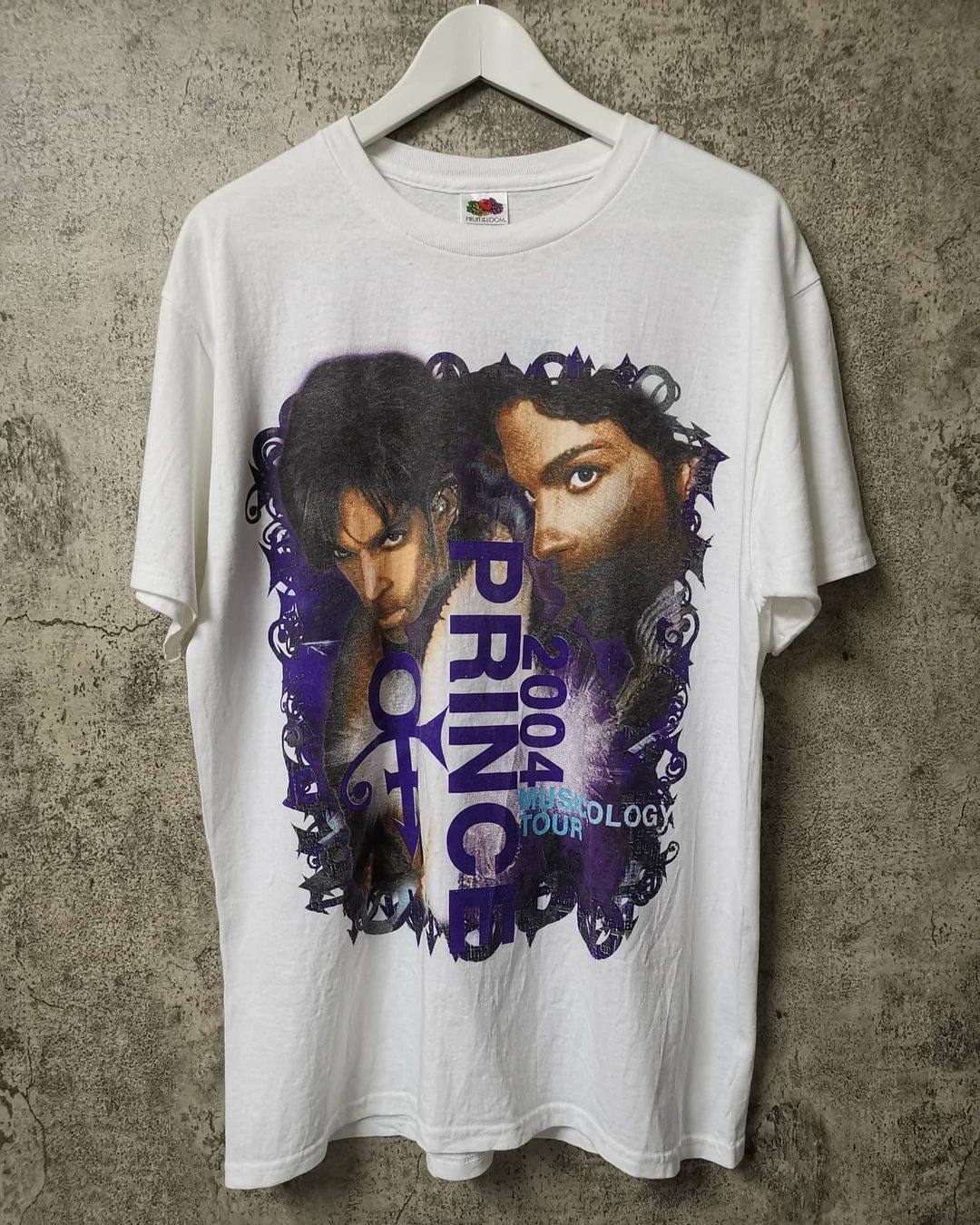 prince rogers nelson王子音乐家美式复古重磅大码短袖vintaget恤