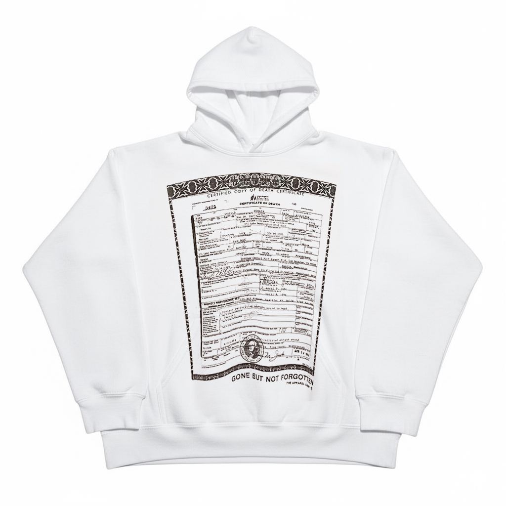 2Pac图派克・阿玛鲁・夏库尔vintage风创意独特证件印花连帽卫衣