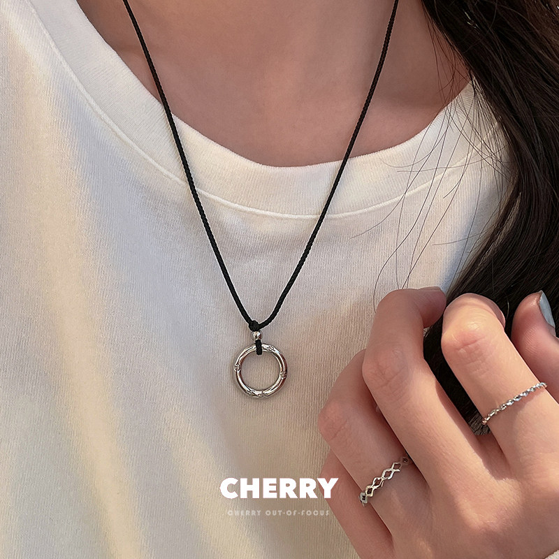 时来运转平安喜乐编织绳项链