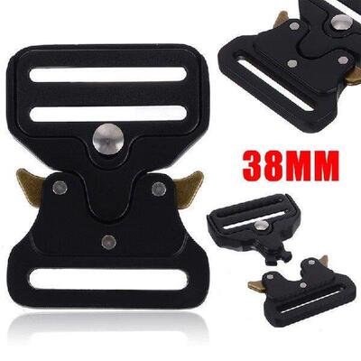 2 Sizes Metal Strap Buckles For Webbing DIY Bag Luggage