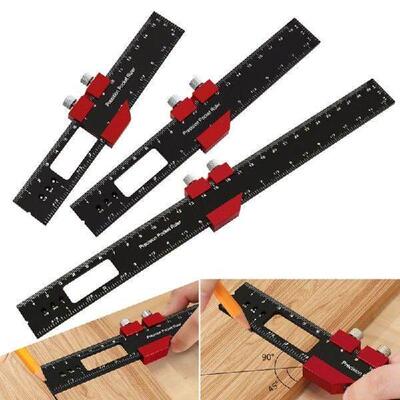 【Top Picks】Woodworking Precision Pocket Ruler Aluminum