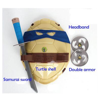 Turtles Anime Figure Movie Fantasy Armor Toy Weapon Leo Cosp