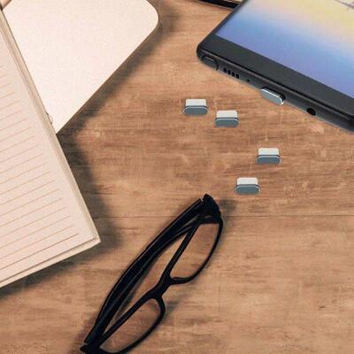 6 Pcs Typec Dust Plug Phone Cover Durable Charging Port