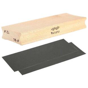 Guitar Sanding B with Sandpaper Fret Wire Leveling