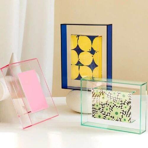 Picture Frame Acrylic Photo Holder Desktop Display Support