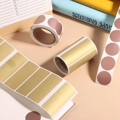 300Pcs/Roll Secret Code Cover Stickers Scratch Off Stickers
