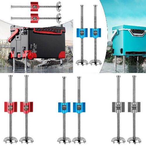 2x Fishing Box Extension Leg Fish Tackle Tank Support Easy