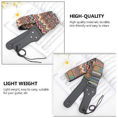 Guitar Strap Lightweight Shoulder Belt Adjustable Easy to