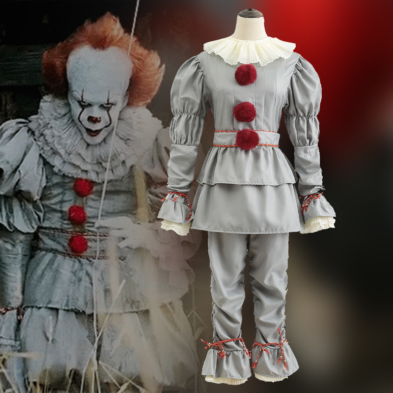 2020新款小丑回魂佩尼怀斯Cosplay万圣节服装小丑Pennywise