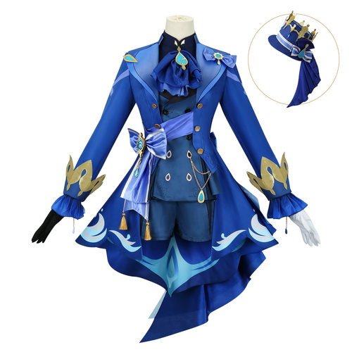 原神cos服枫丹水神芙卡洛斯黑芙宁娜cosplay服装二次元动漫
