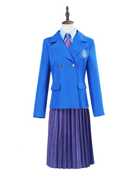 魔法坏女巫cos服艾芙芭女巫格林达Wicked蓝色校服cosplay制服套装