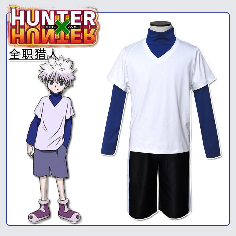 全职猎人cosplay套装奇牙奇犽·揍敌客cos服全套动漫现货厂家