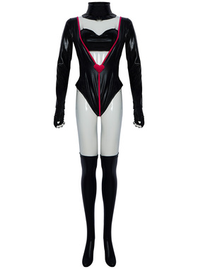 地狱客栈安吉尔皮衣cos服安吉尔AngelDust裙装安吉尔cos皮衣