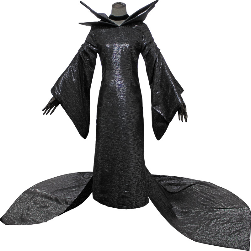 万圣节沉睡魔咒 玛琳菲森 Maleficent Cosplay服装舞台服表演服