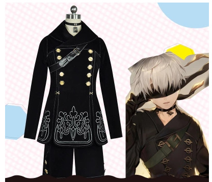 cosplay动漫服装尼尔机械纪元 nier automata 9S cos服男装现货