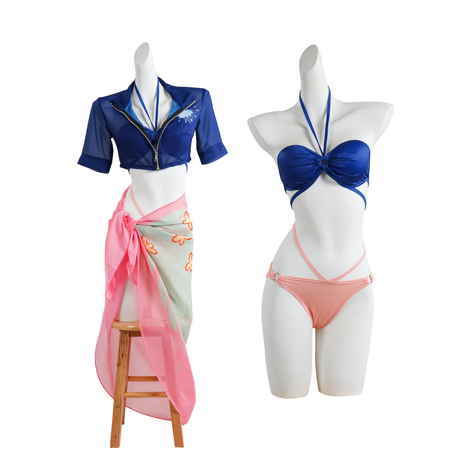 海贼王罗宾cos服海贼王两年后妮可罗宾泳衣套装cosplay服装